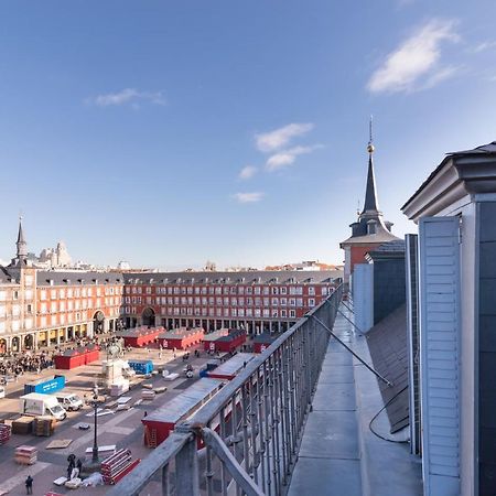 Historic Penthouse Plaza Mayor In Madrid Eksteriør billede
