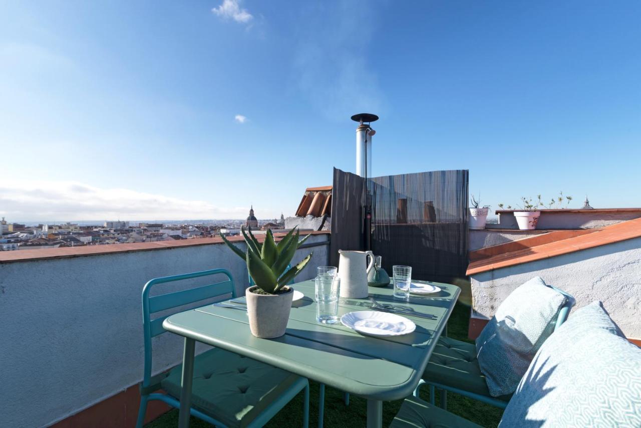 Historic Penthouse Plaza Mayor In Madrid Eksteriør billede